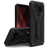 Zizo Static Cover - Pancerne etui Samsung Galaxy S8 z podstawką (Black)