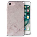 PURO Marble Cover - Etui iPhone 8 / 7 / 6s / 6 (Portogallo Pink)