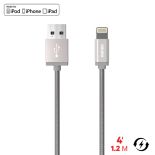 Kanex Premium DuraFlex Lightning - Kabel MFi z Lightning do USB, 1.2 m (Silver)