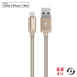 Kanex MiColor Premium Lightning - Kabel MFi z Lightning do USB, 2 m (Gold)