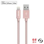 Kanex MiColor Premium Lightning - Kabel MFi z Lightning do USB, 2 m (Rose Gold)