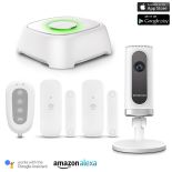 Smanos W120i - System alarmowy WiFi + Kamera HD WiFi 1080p (iOS & Android & Amazon Alexa & Google Assistant)