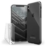 X-Doria Defense 360 - Etui iPhone X ze szkłem 9H na ekran (przezroczysty)