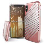 X-Doria Revel Lux - Etui iPhone X (Rose Gold Rays)