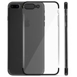 PURO Verge Crystal Cover - Etui iPhone 8 Plus / 7 Plus (czarny)