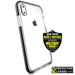 PURO Impact Pro Flex Shield - Etui iPhone Xs / X (czarny)