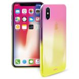 PURO Hologram Cover - Etui iPhone X (Orange)