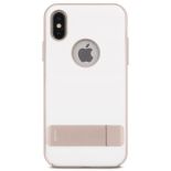 Moshi Kameleon - Etui hardshell z podstawką iPhone Xs / X (Ivory White)