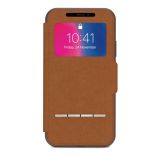 Moshi SenseCover - Etui z klapką dotykową iPhone Xs / X (Caramel Brown)