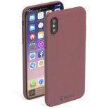 Krusell Sandby Cover - Etui iPhone X (Rust)