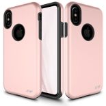 Zizo Sleek Hybrid Cover - Etui iPhone X (Rose Gold)