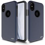 Zizo Sleek Hybrid Cover - Etui iPhone X (Dark Blue)