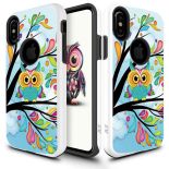 Zizo Sleek Hybrid Design Cover - Etui iPhone X (Owl)