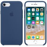 Apple Silicone Case - Silikonowe etui iPhone 8 / 7 (kobaltowy)