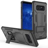 Zizo Hybrid Transformer Cover - Pancerne etui Samsung Galaxy Note 8 (2017) z podstawką (Black/Black)