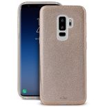 PURO Glitter Shine Cover - Etui Samsung Galaxy S9+ (Gold)