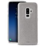 PURO Glitter Shine Cover - Etui Samsung Galaxy S9+ (Silver)