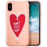 Laut POP HEART BREAKER - Etui iPhone Xs / X z 2 foliami na ekran w zestawie (Heart breaker)