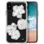 Laut POP MONO BLOOMS - Etui iPhone Xs / X z 2 foliami na ekran w zestawie (Mono blooms)