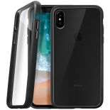 Laut ACCENTS - Etui iPhone Xs / X z 2 foliami na ekran w zestawie (Black)