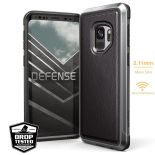 X-Doria Defense Lux - Etui aluminiowe Samsung Galaxy S9 (Black Leather)