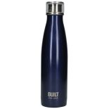 BUILT Perfect Seal Vacuum Insulated Bottle - Stalowy termos próżniowy 0,5 l (Midnight Blue)