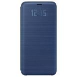 Samsung LED View Cover - Etui z klapką + kieszeń na kartę Samsung Galaxy S9 (niebieski)