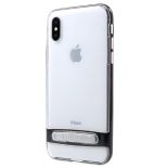 Mercury Dream Bumper - Etui iPhone X z metalową podstawką (czarny)