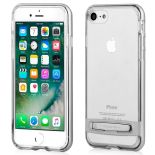 Mercury Dream Bumper - Etui iPhone 8 / 7 z metalową podstawką (srebrny)