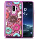 Zizo Liquid Glitter Star Case - Etui Samsung Galaxy S9+ (Donuts)