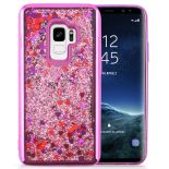 Zizo Liquid Glitter Star Case - Etui Samsung Galaxy S9 (Pink)