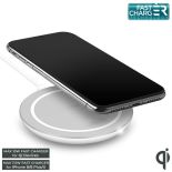 PURO Fast Wireless Charging Station QI - Uniwersalna stacja bezprzewodowa USB-C z ładowaniem indukcyjnym Qi, 9 V / 1.1 A - 10 W (biały)