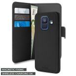 PURO Wallet Detachable - Etui 2w1 Samsung Galaxy A6 2018 (czarny)