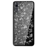 PURO Glam Ice Light Cover - Etui Huawei P20 Pro z metalicznymi elementami srebra