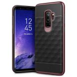 Caseology Parallax Case - Etui Samsung Galaxy S9+ (Black/Burgundy)