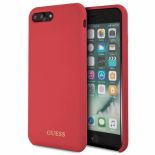 Guess Silicone - Etui iPhone 8 Plus / 7 Plus (czerwony)