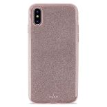 PURO Glitter Shine Cover - Etui iPhone Xs Max (Rose Gold)