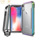 X-Doria Defense Shield - Etui aluminiowe iPhone XR (Drop test 3m) (Iridescent)