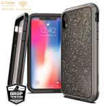 X-Doria Defense Lux - Etui aluminiowe iPhone XR (Drop test 3m) (Dark Glitter)