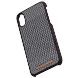 Nordic Elements Saeson Idun - Etui iPhone Xs / X (Dark Brown Pattern 1)