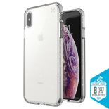 Speck Presidio Clear with Glitter - Etui iPhone Xs Max (Gold Glitter/Clear)