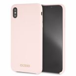 Guess Silicone - Etui iPhone Xs Max (Pink)