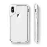 Caseology Skyfall Case - Etui iPhone Xs / X (Silver)