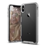 Caseology Skyfall Case - Etui iPhone Xs Max (Silver)