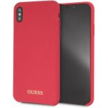 Guess Silicone - Etui iPhone Xs Max (Red)