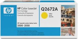 Toner HP yellow Q2672A [ 4000 str., Color LaserJet 3500 ]