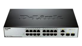 D-Link DES-3200-18 xStack 16-port 10/100 Layer 2 Managed Switch + 2-port Combo 1000BaseT/SFP