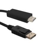 Qoltec DisplayPort v1.2 męski , HDMI męski , 4Kx2K , 1m