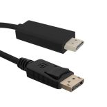 Qoltec DisplayPort v1.2 męski , HDMI męski , 4Kx2K , 2m