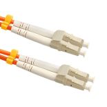 Qoltec Patchcord światłowodowy LC-LC , Multimode , 50/125U , OM2 , Duplex , 1m